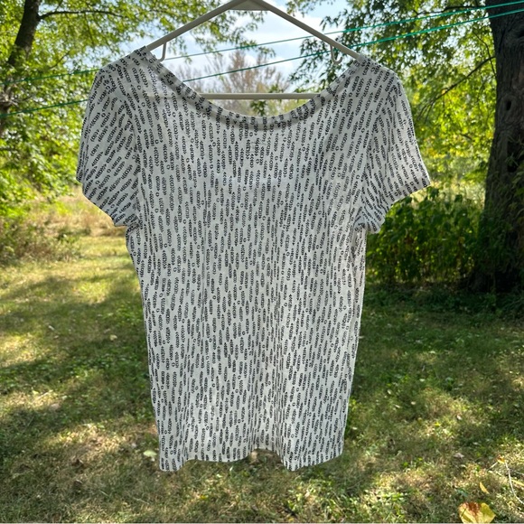 Loft linen scoop neck t shirt - Picture 3 of 3